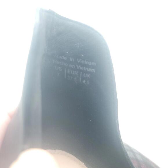 Aldo Black Double Arch Pump Exposed Ankle Size 7 Bootie - Picture 9 of 9